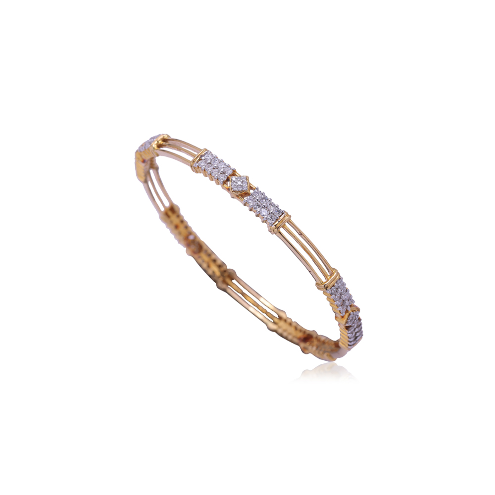 Shimmering Classy Diamond Bangle Shimmering Classy Diamond Bangle
