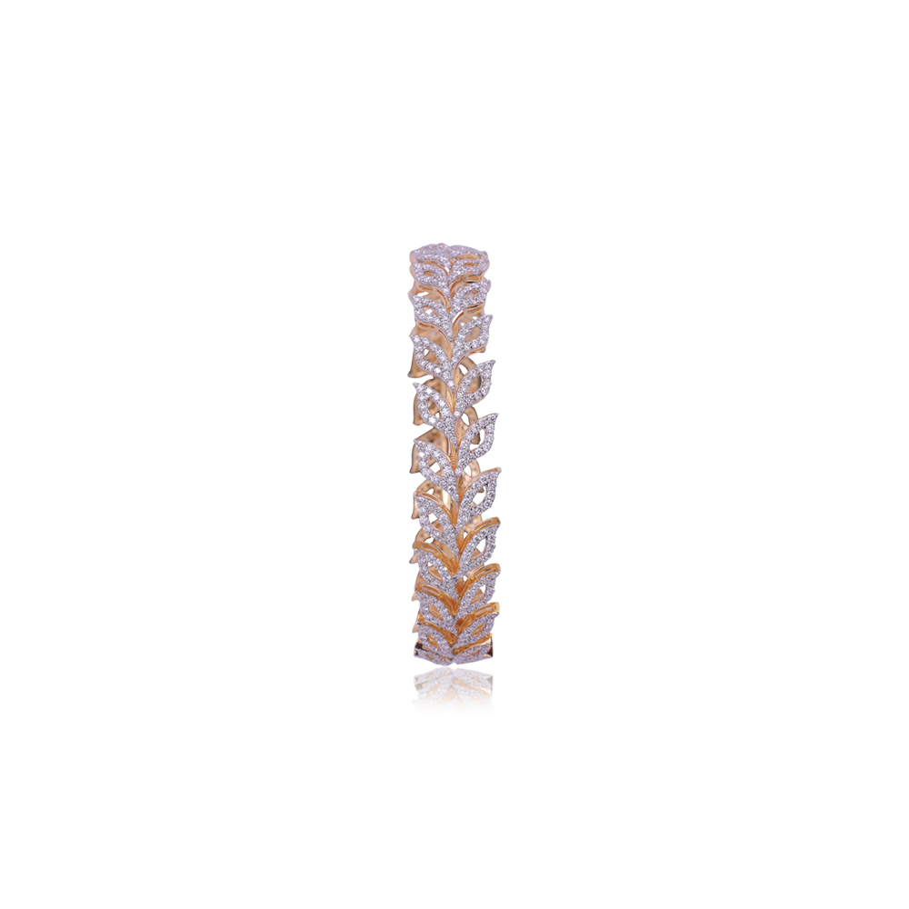 Leaf Diamond Bangle Leaf Diamond Bangle