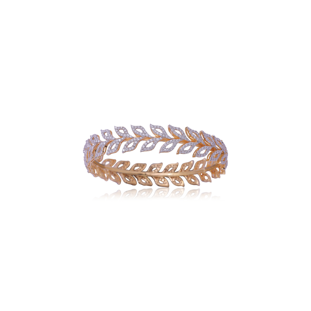 Leaf Diamond Bangle Leaf Diamond Bangle