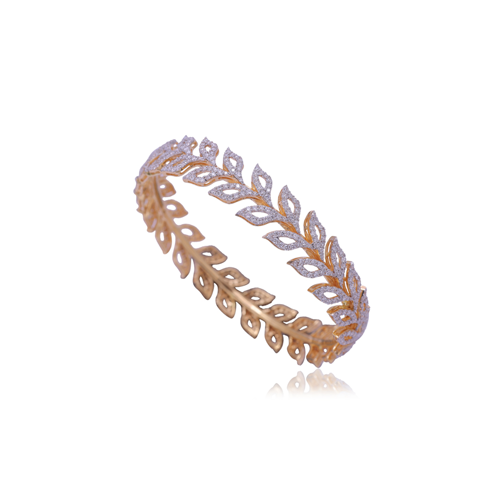 Leaf Diamond Bangle Leaf Diamond Bangle
