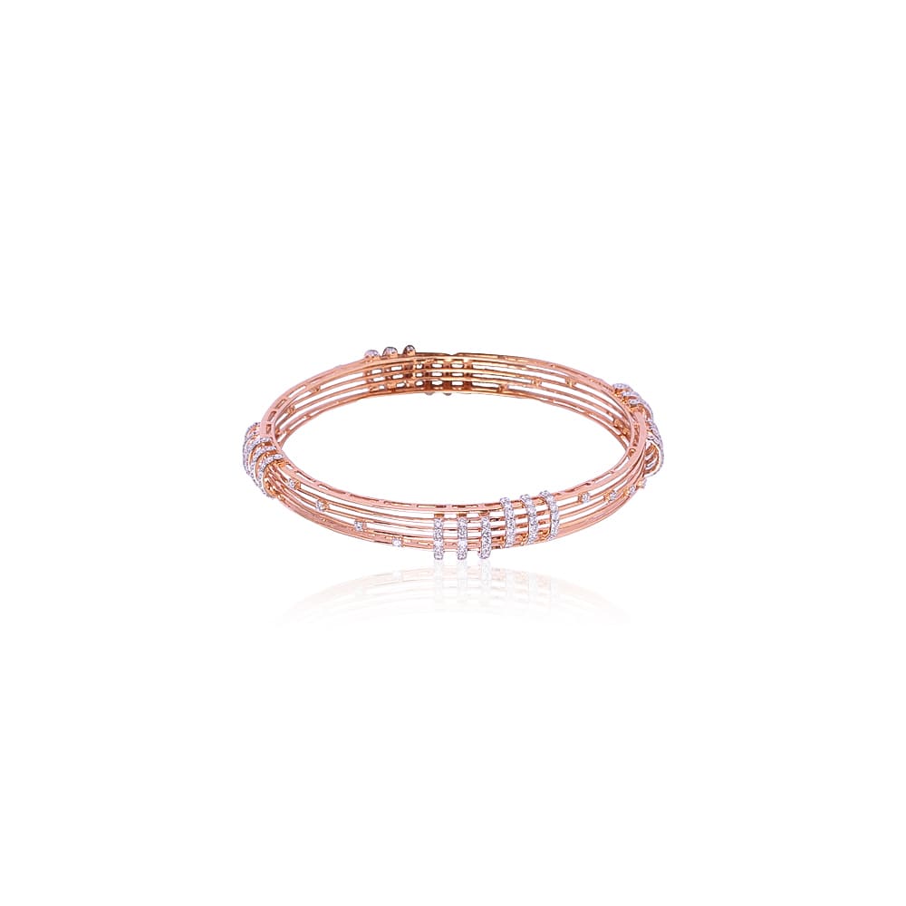 Stunning Geometric Diamond Bangle Stunning Geometric Diamond Bangle