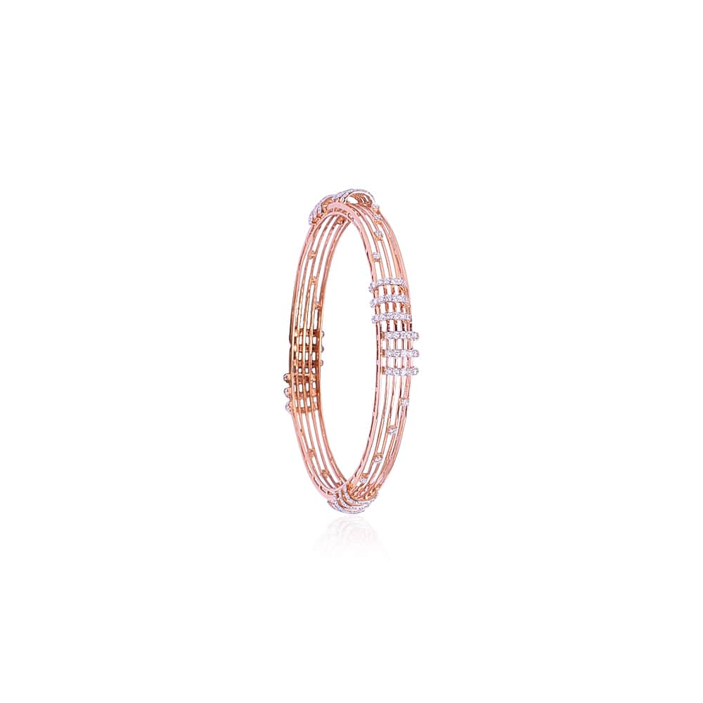 Stunning Geometric Diamond Bangle Stunning Geometric Diamond Bangle