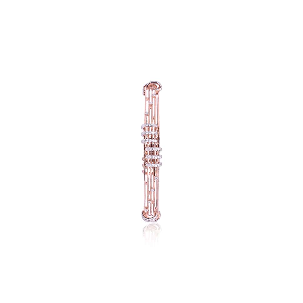 Stunning Geometric Diamond Bangle Stunning Geometric Diamond Bangle