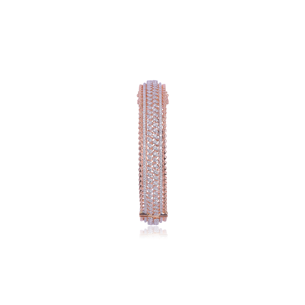 Alluring Gold & Diamond Bangle Alluring Gold & Diamond Bangle
