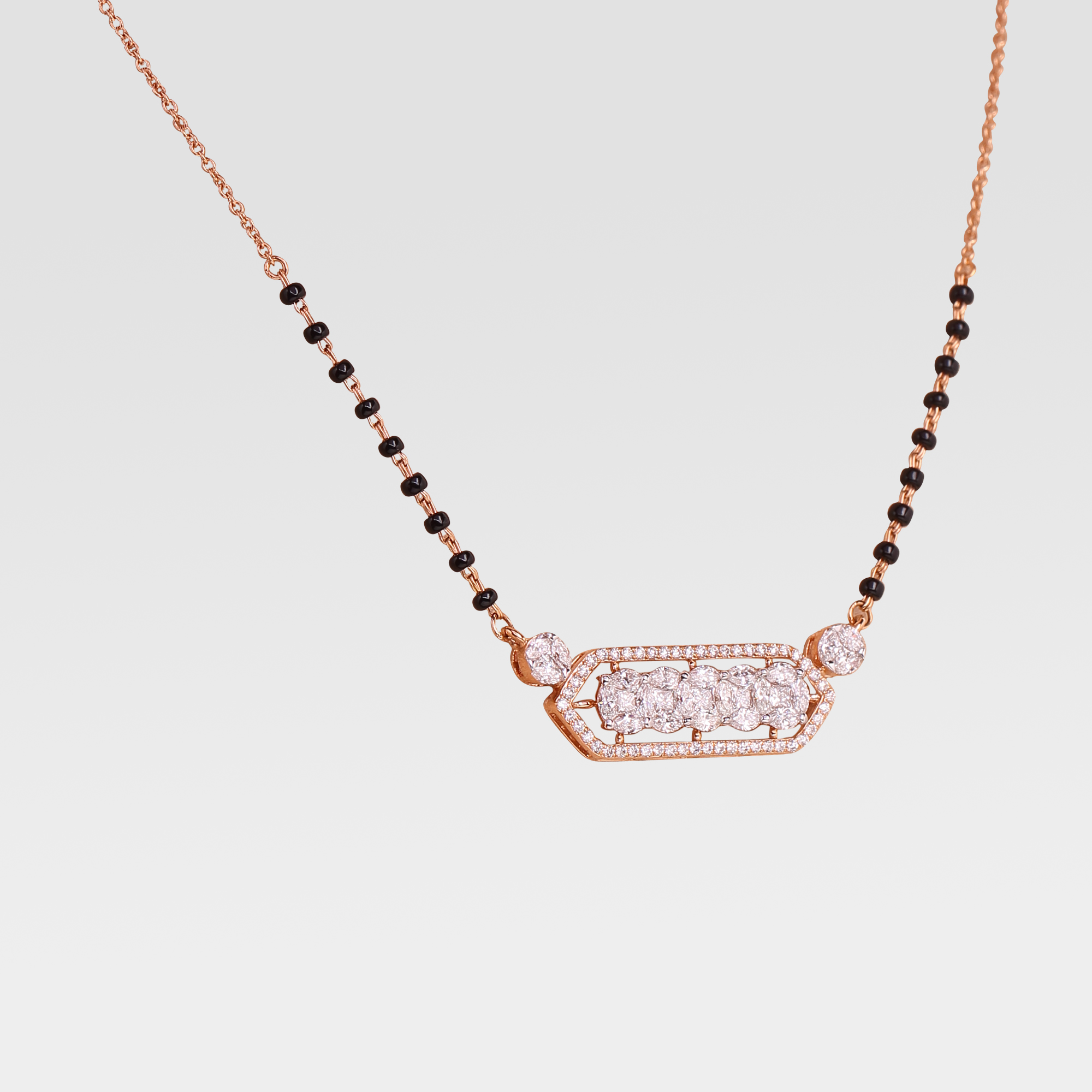 Rectangle Solitairelook Diamond Pendant Rectangle Solitairelook Diamond Pendant