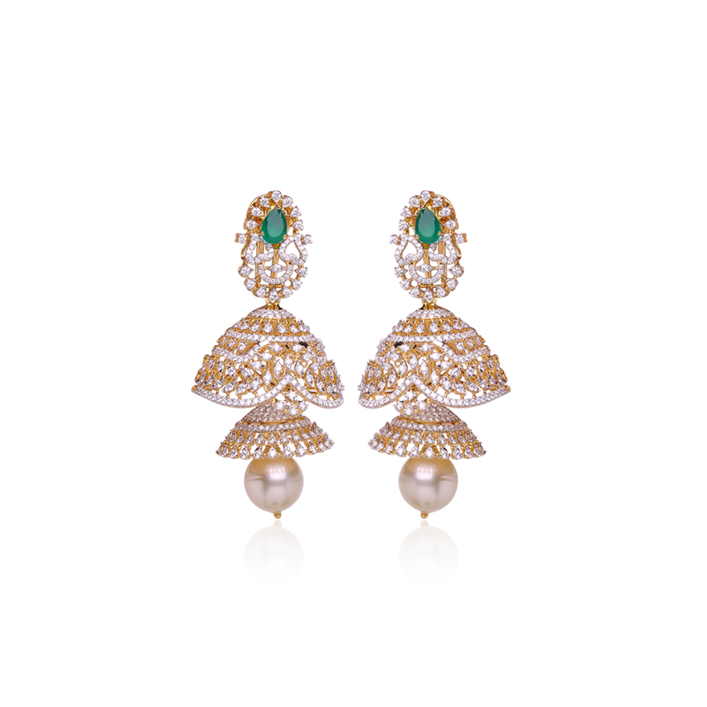 Double Layered Jhumkas Double Layered Jhumkas