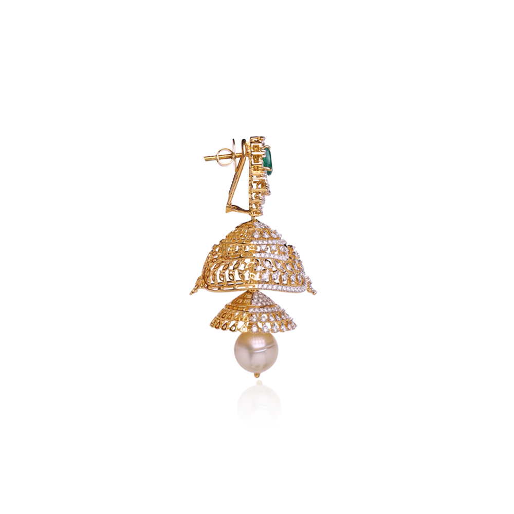 Double Layered Jhumkas Double Layered Jhumkas