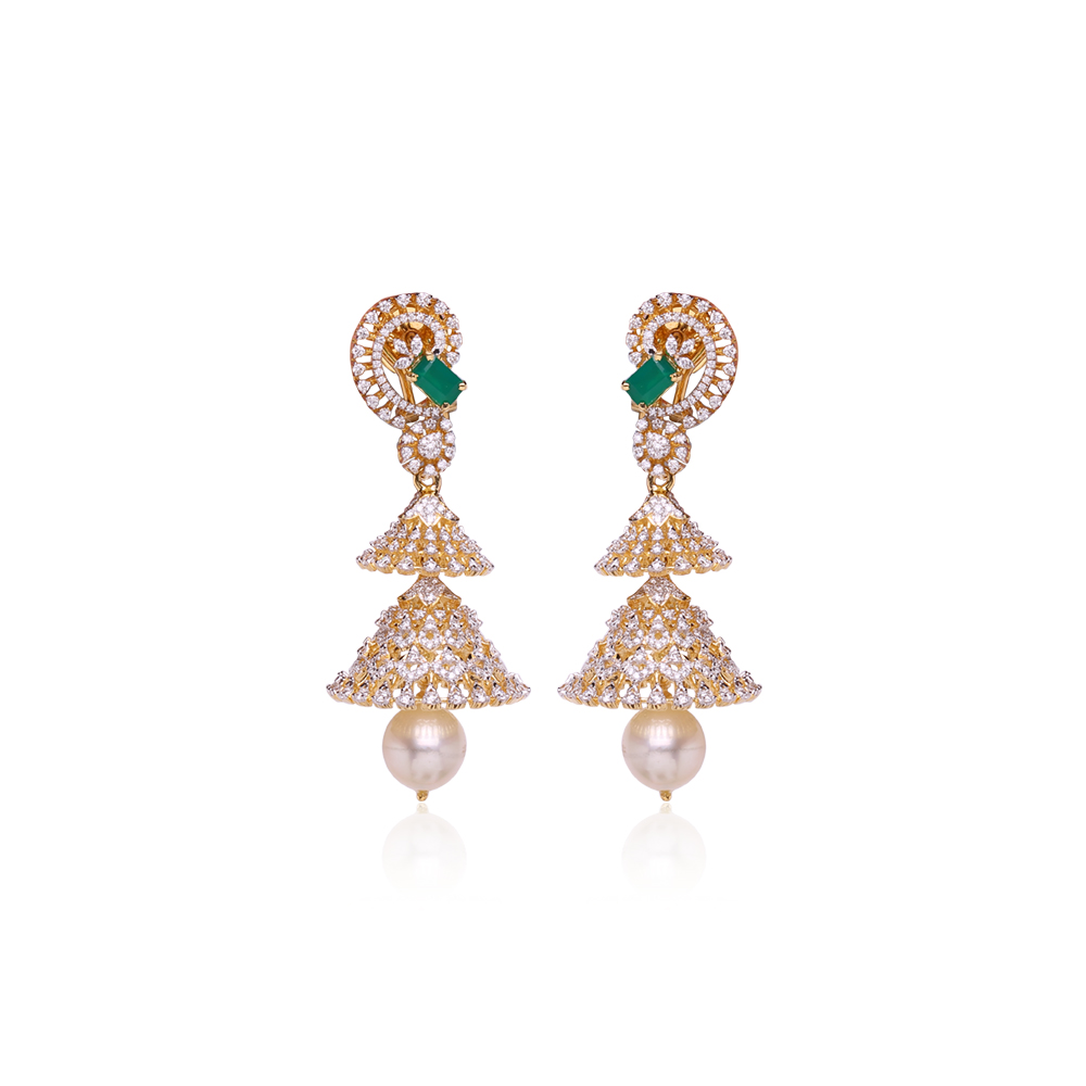 Double Layered Jhumkas Double Layered Jhumkas