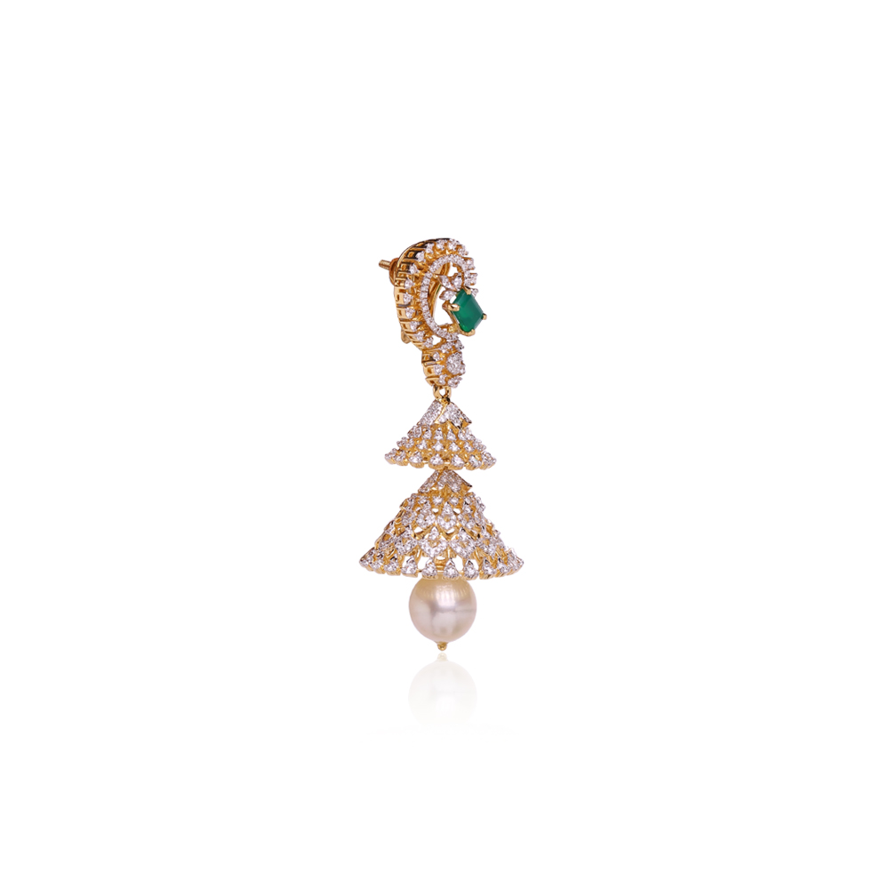 Double Layered Jhumkas Double Layered Jhumkas