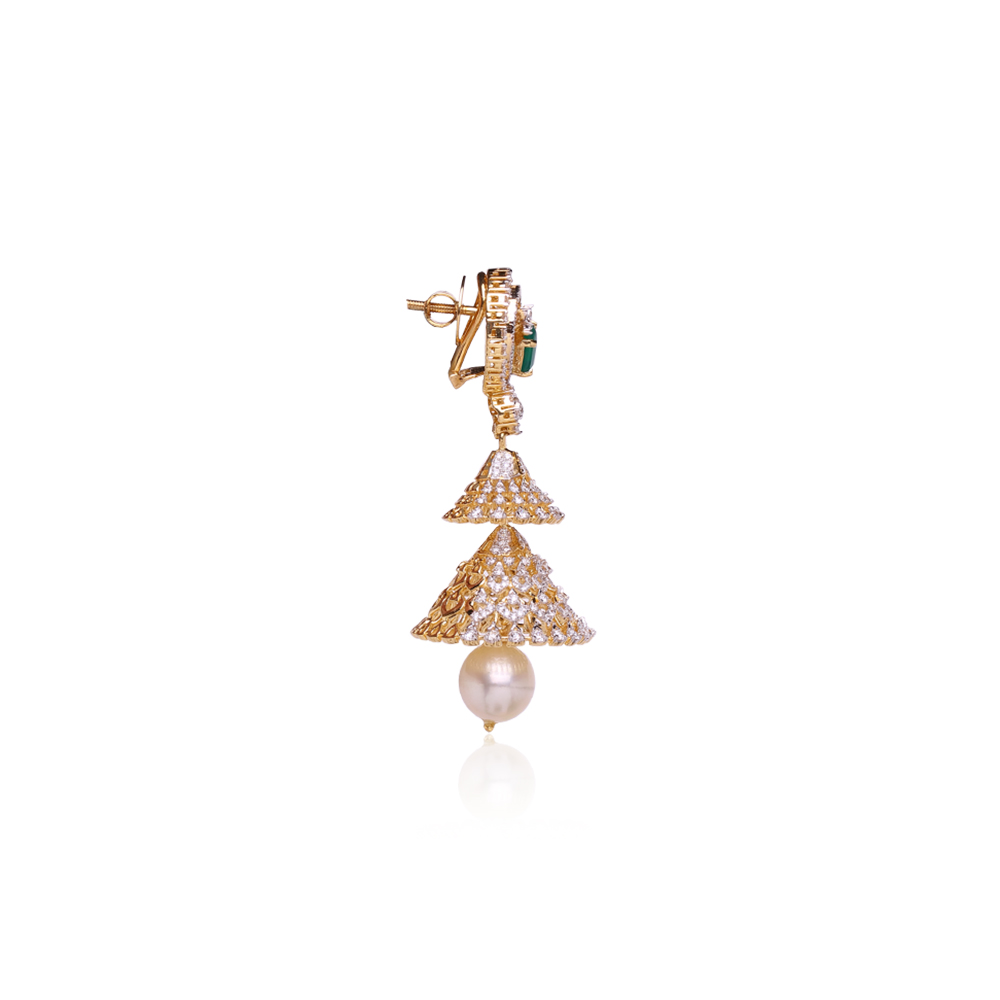Double Layered Jhumkas Double Layered Jhumkas