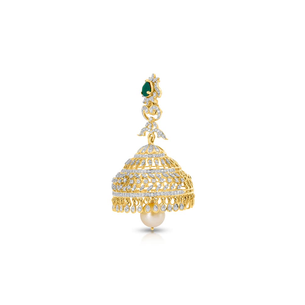Magnificent Diamond Jhumkas Magnificent Diamond Jhumkas
