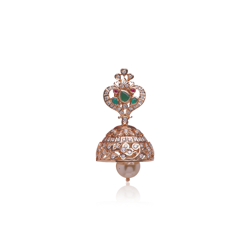 Traditional Marvellous Peacock Jhumkas Traditional Marvellous Peacock Jhumkas