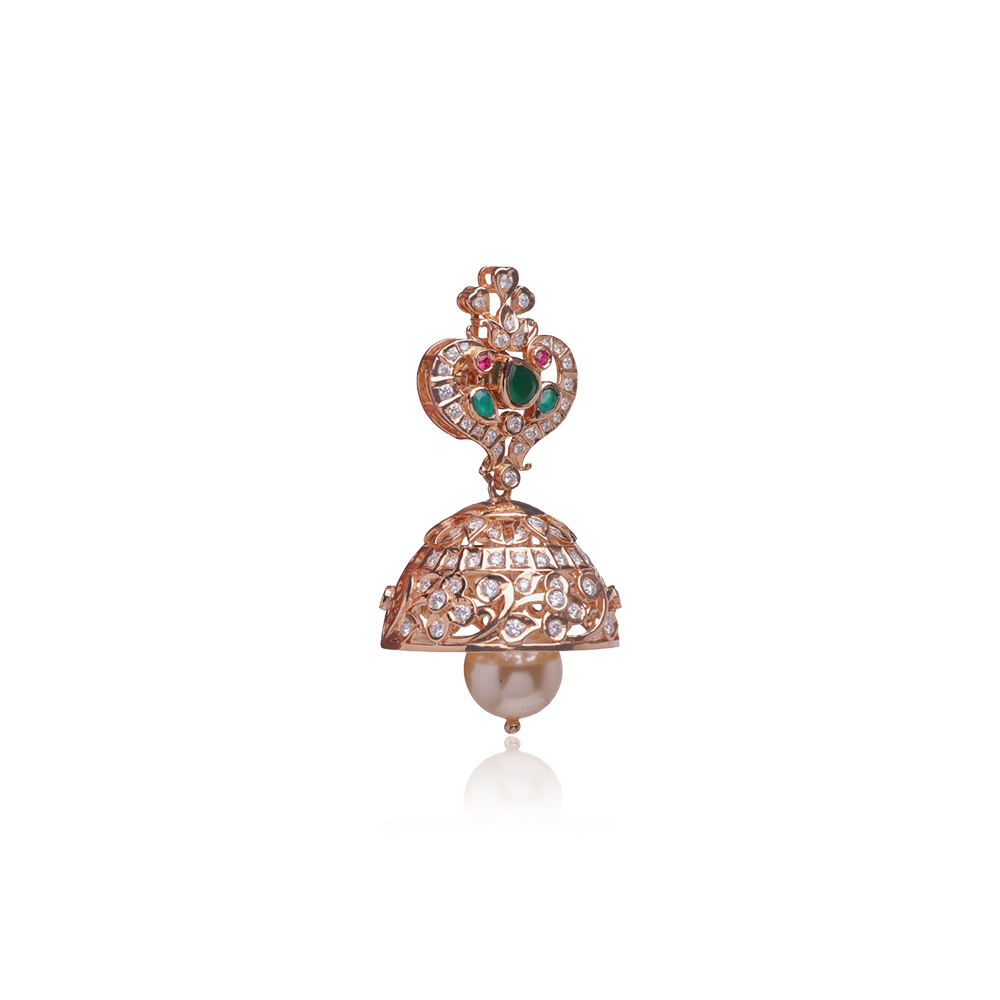 Traditional Marvellous Peacock Jhumkas Traditional Marvellous Peacock Jhumkas