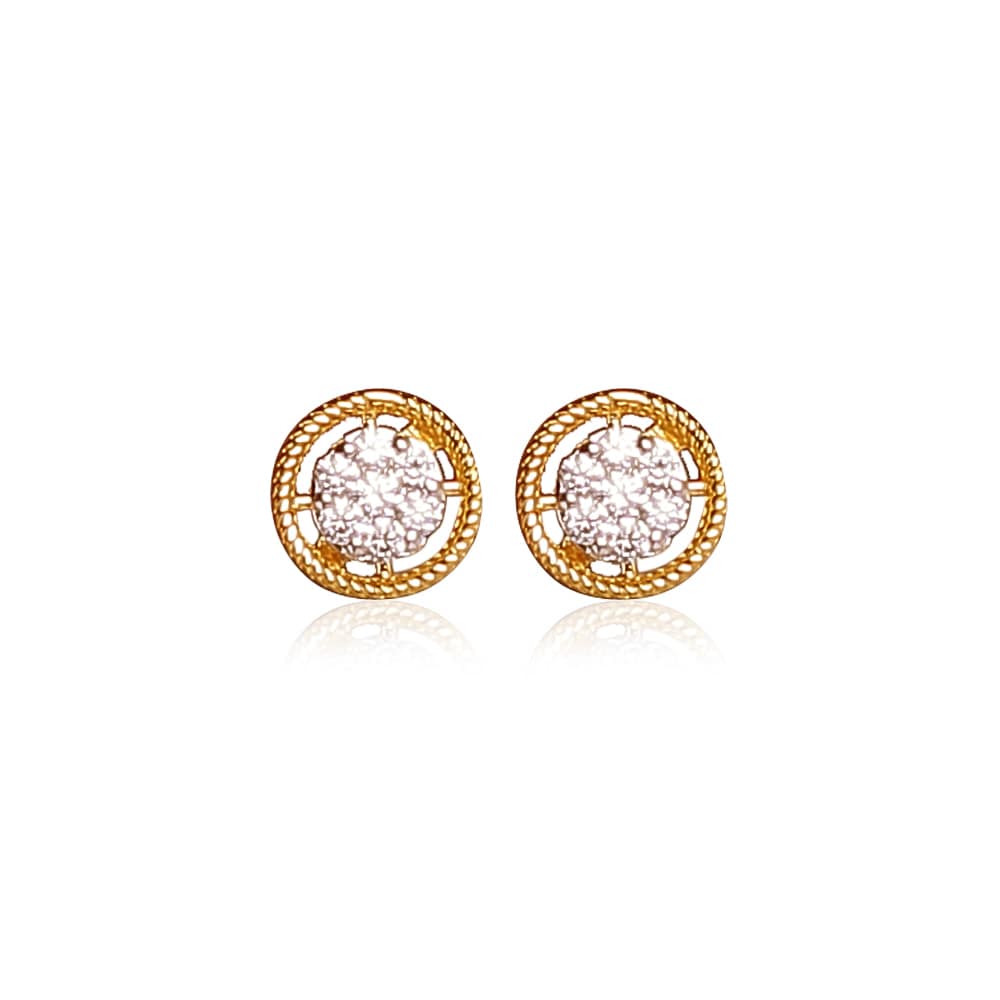 Pretty Seven Stone Diamond Studs Pretty Seven Stone Diamond Studs