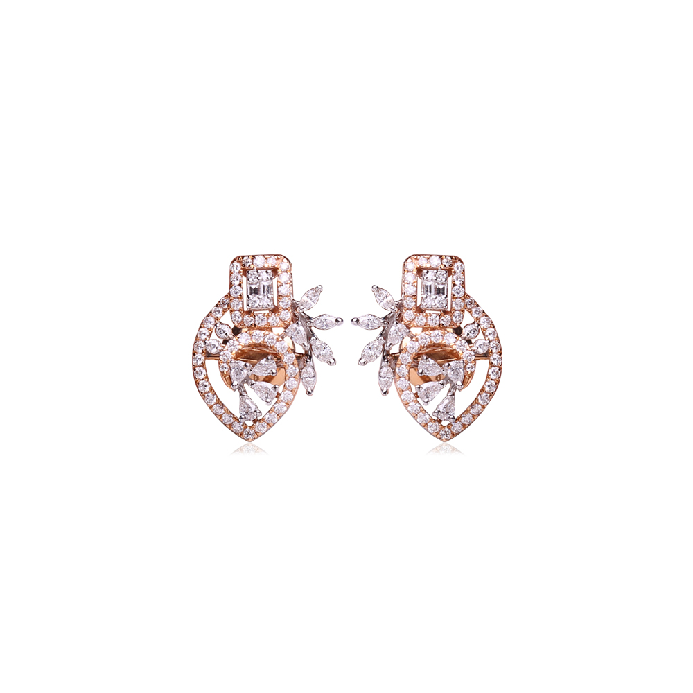 Peacock Diamond Studs Peacock Diamond Studs