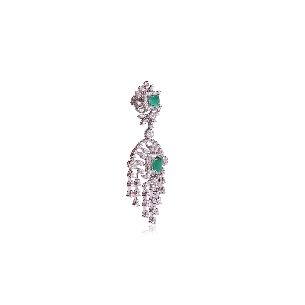 Dangling Diamond Earrings Dangling Diamond Earrings
