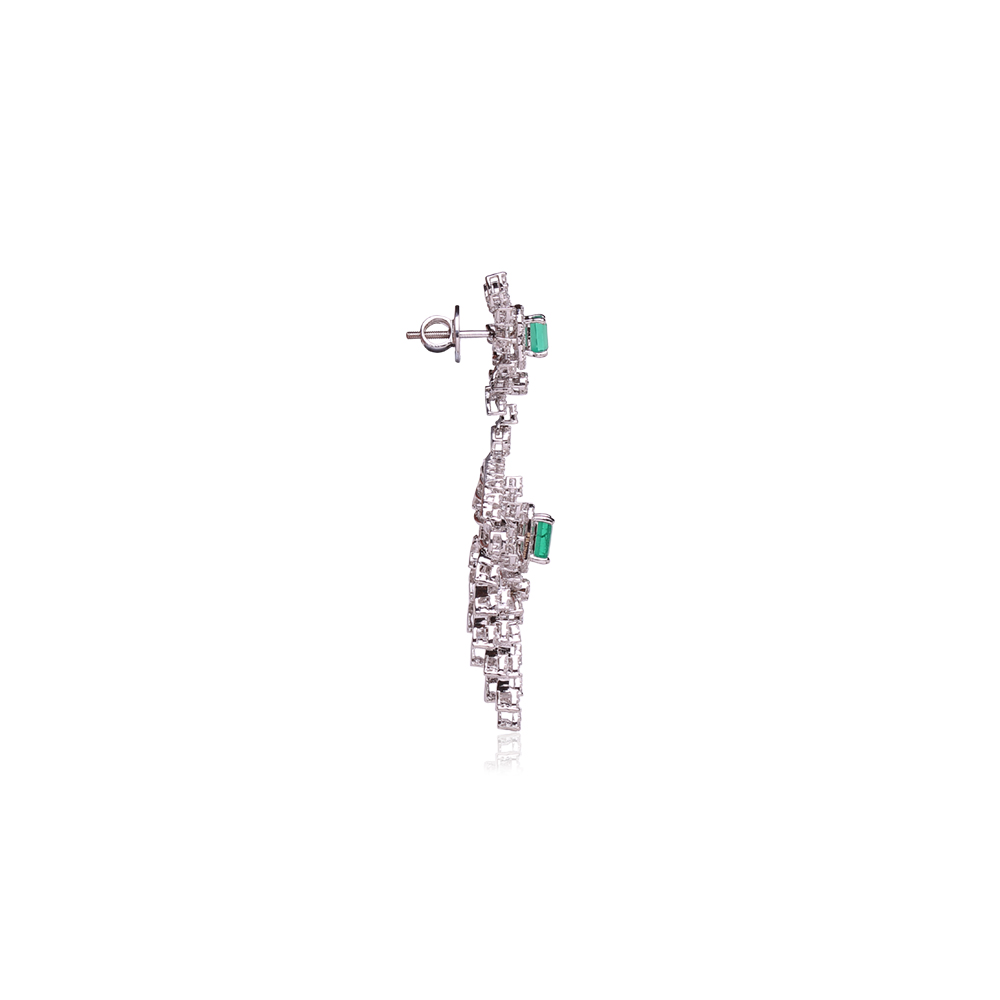 Dangling Diamond Earrings Dangling Diamond Earrings