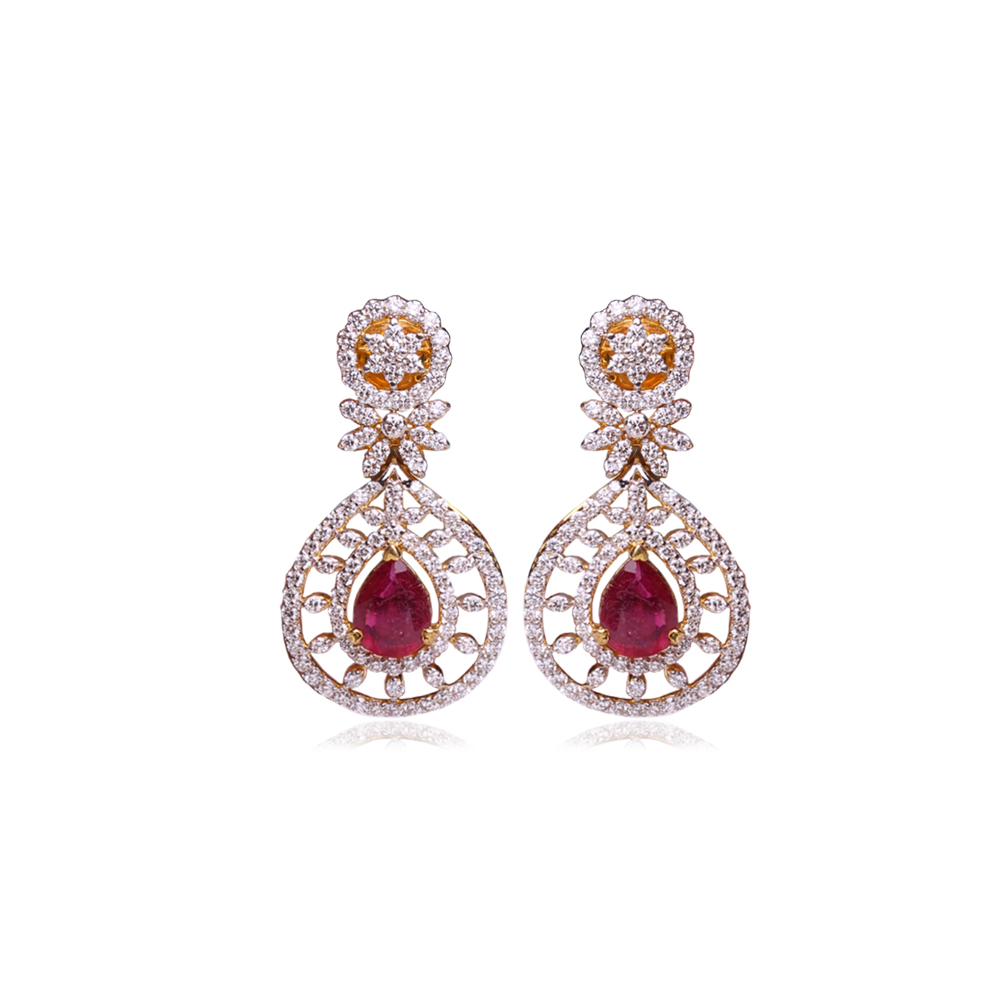 Elegant Diamond Earrings Elegant Diamond Earrings