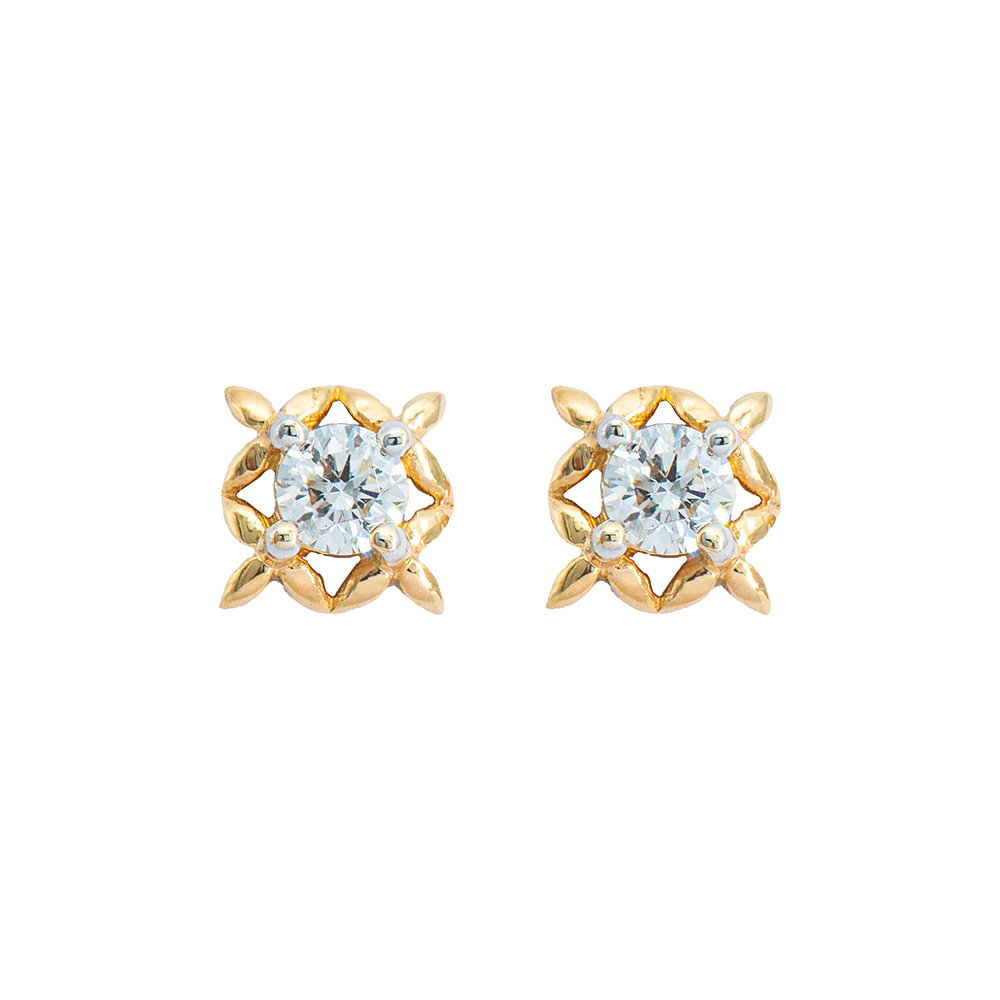 Geometric Diamond Studs