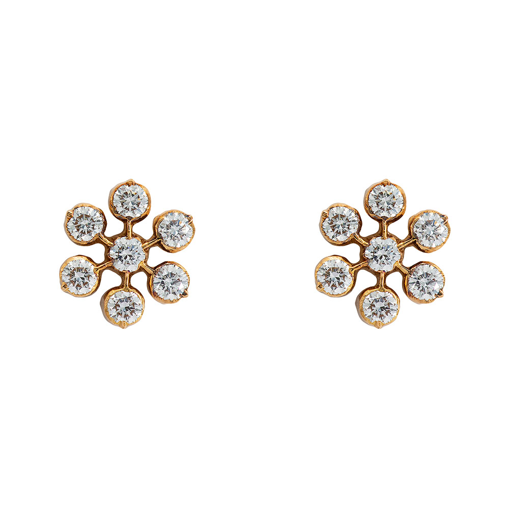 Classic Close Setting Diamond Studs