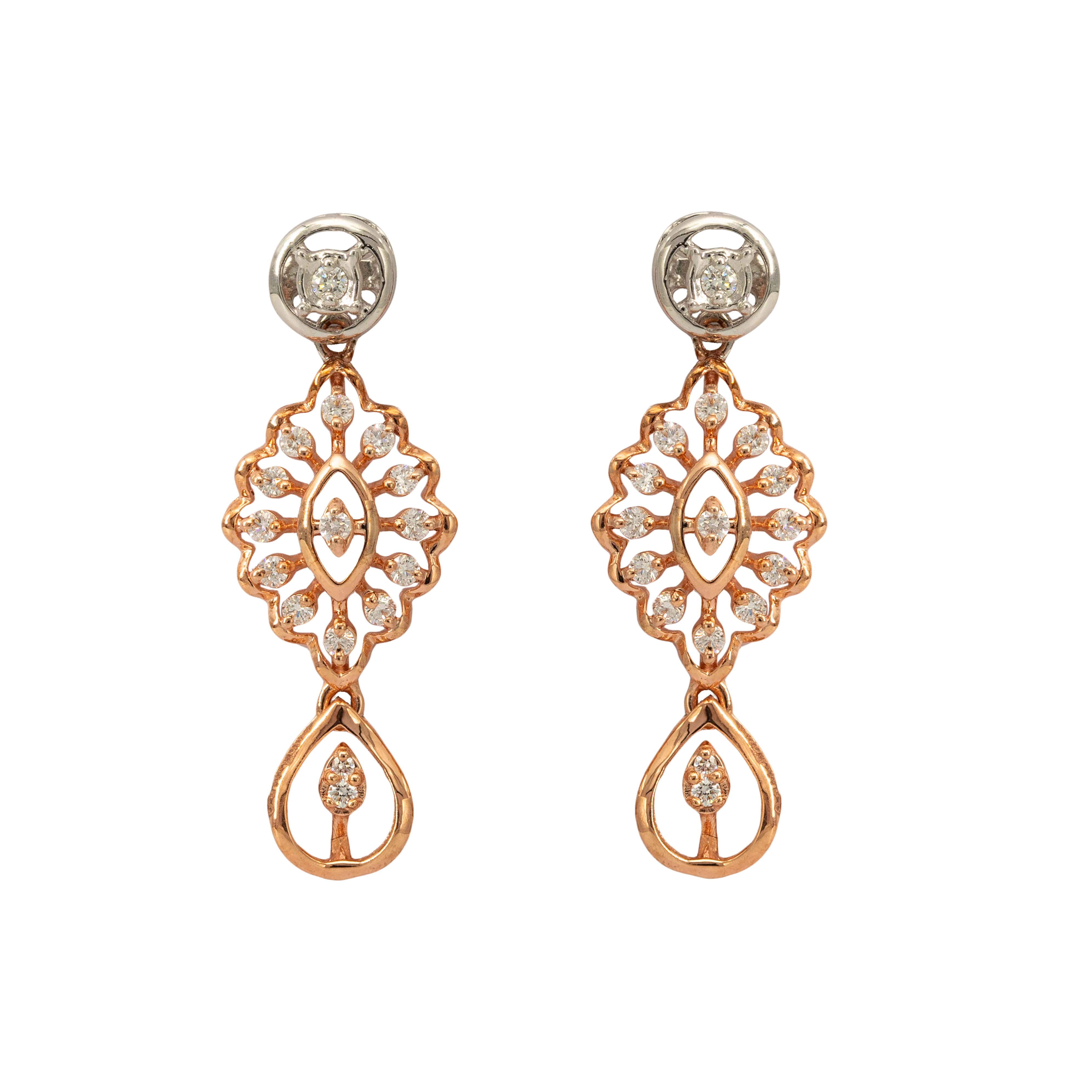 Raindrop Diamond Earrings