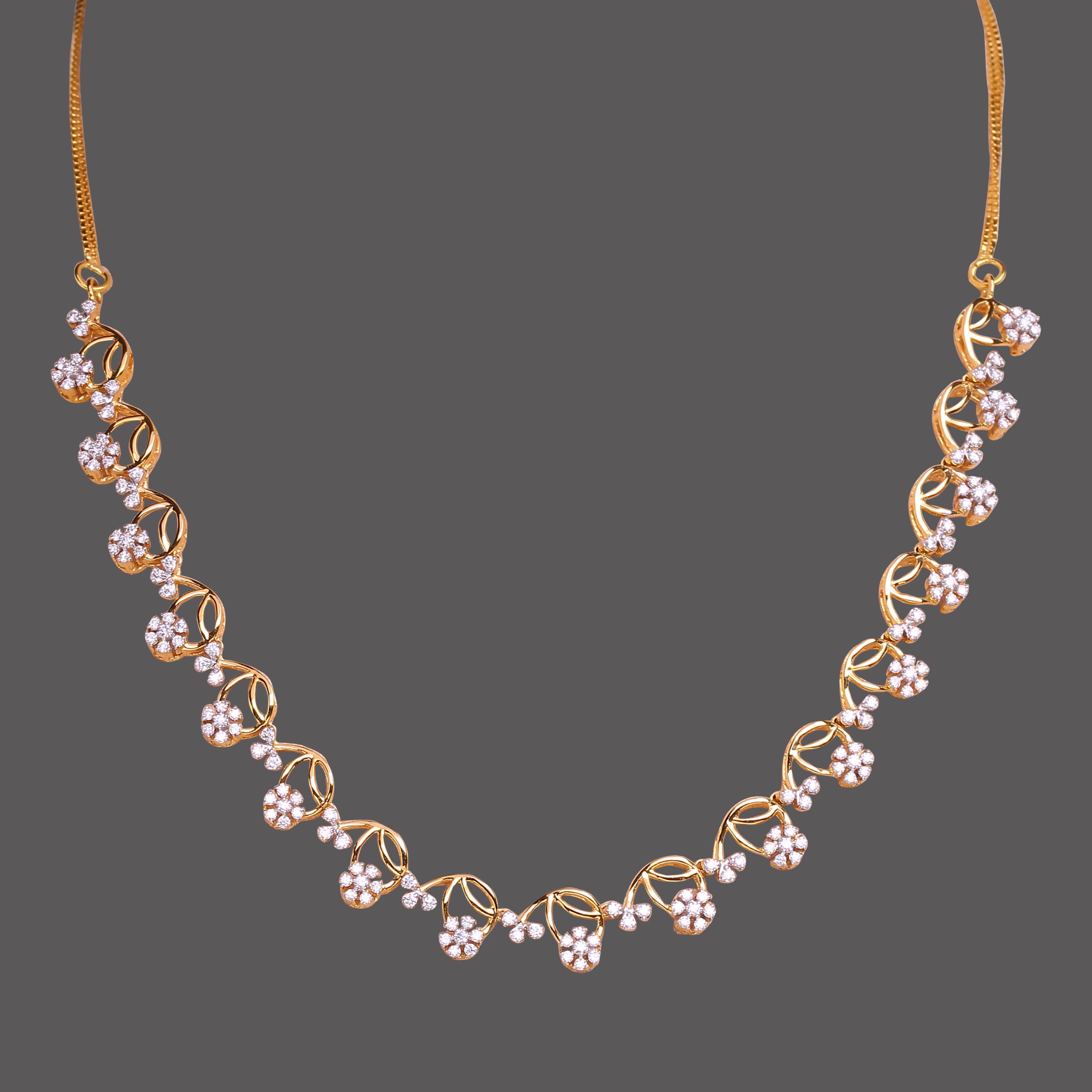 Charming Florets Diamond Necklace Charming Florets Diamond Necklace