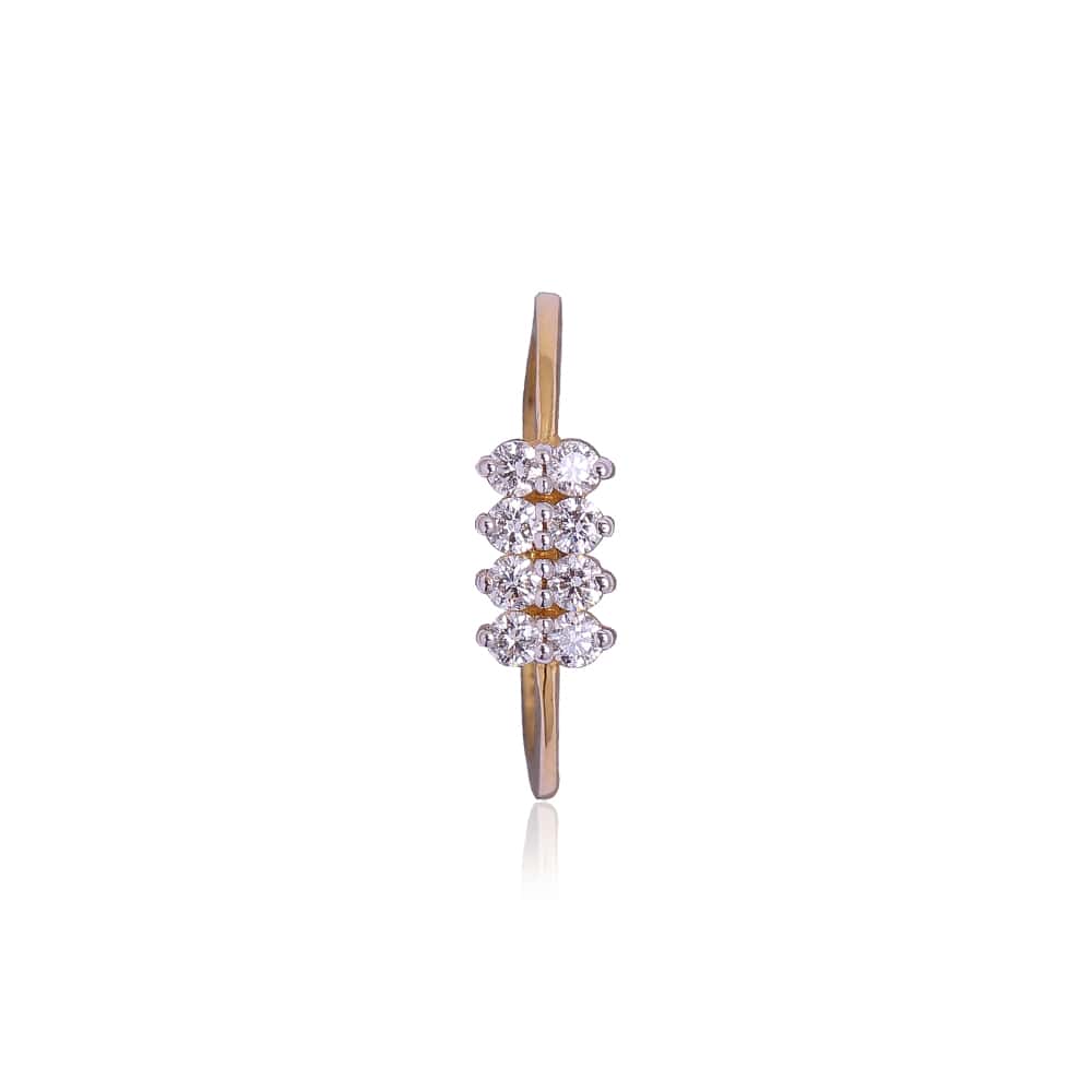 Linear Diamond Ring Linear Diamond Ring