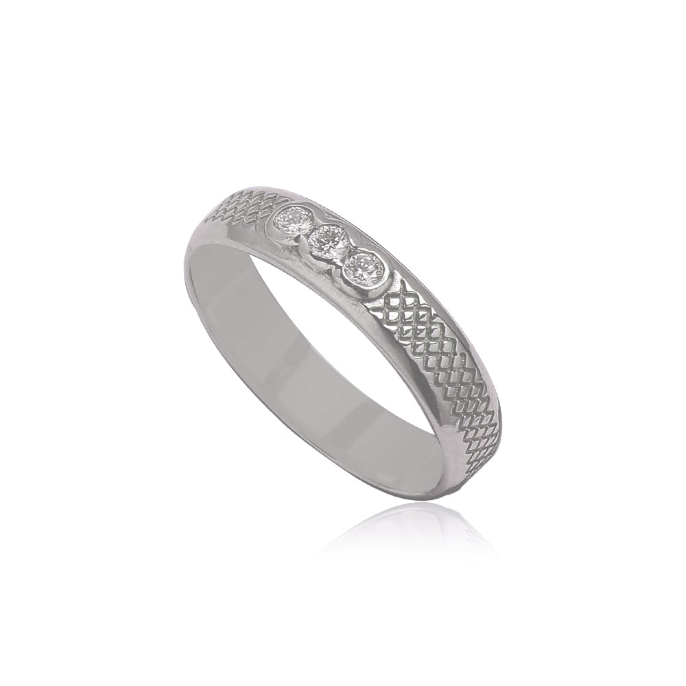 Julia Three Stone Solitaire Ring Julia Three Stone Solitaire Ring