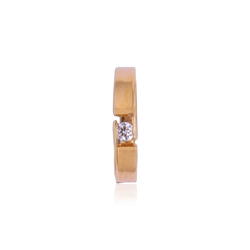 Barsetting Solitaire Diamond Ring Barsetting Solitaire Diamond Ring