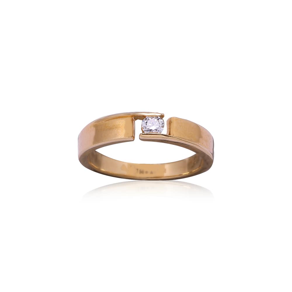 Barsetting Solitaire Diamond Ring Barsetting Solitaire Diamond Ring