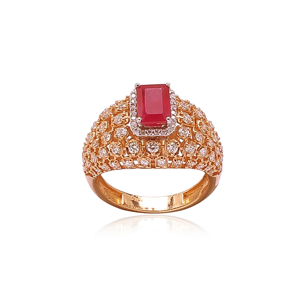 Striking Ruby Diamond Ring Striking Ruby Diamond Ring