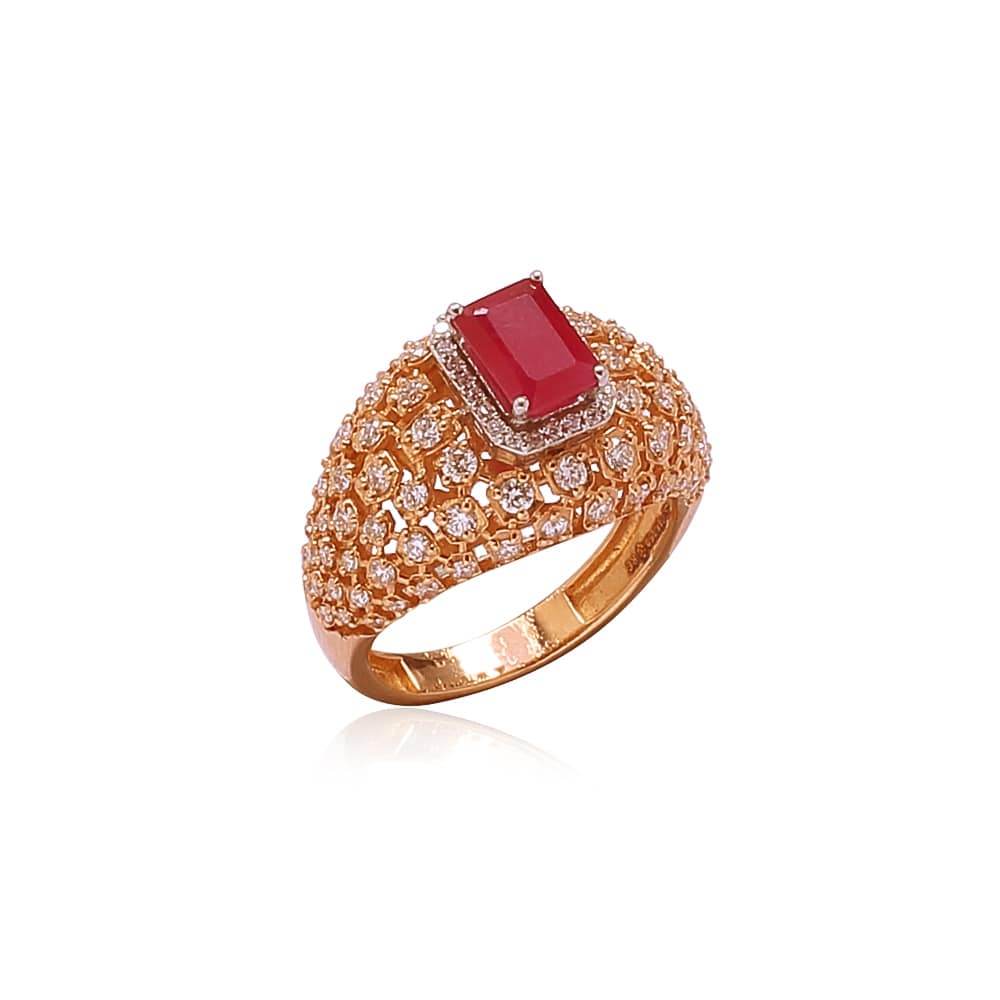 Striking Ruby Diamond Ring Striking Ruby Diamond Ring