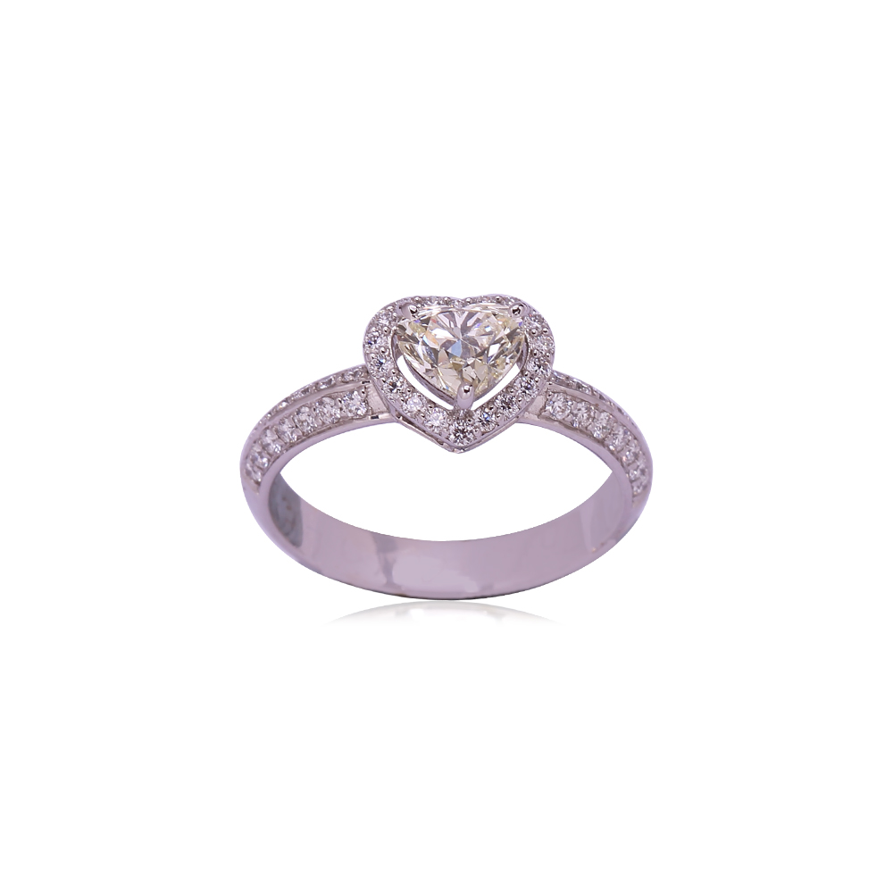 Heart Shaped Diamond Ring Heart Shaped Diamond Ring