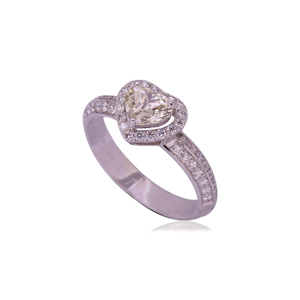 Heart Shaped Diamond Ring Heart Shaped Diamond Ring