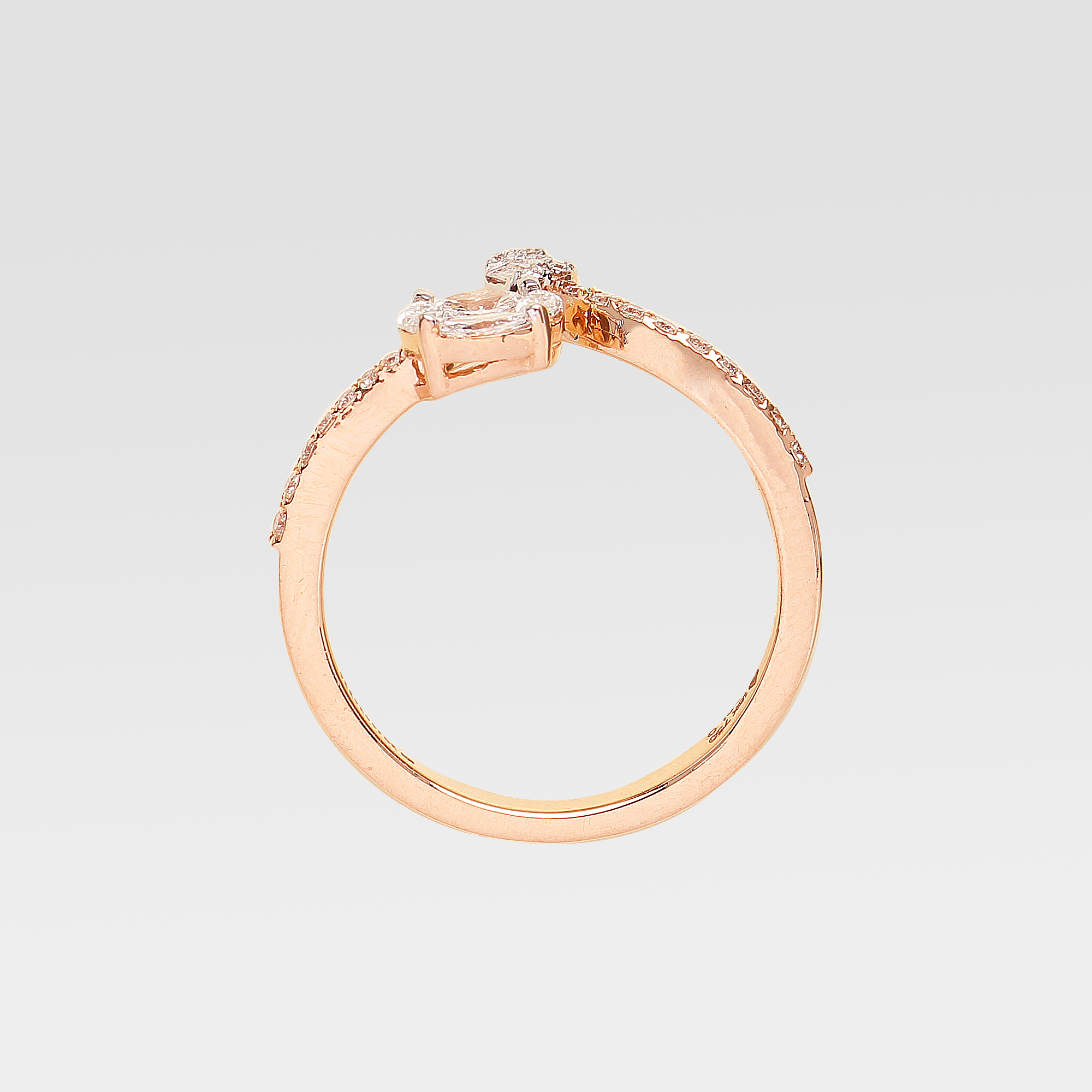 Translucent diamond ring Translucent diamond ring