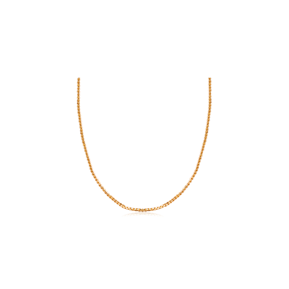Gold Small Curb Chain Gold Small Curb Chain