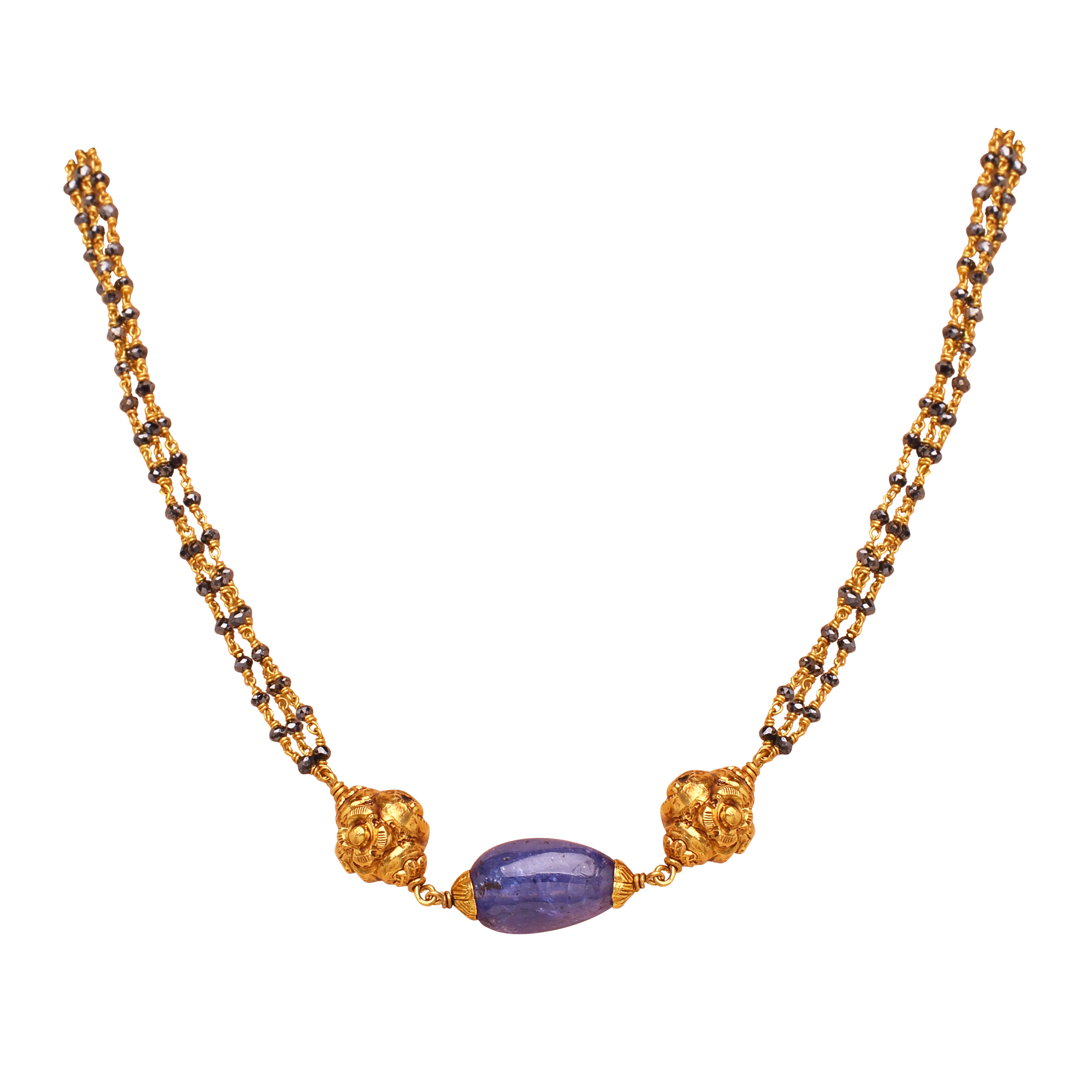Blackbeads with Tanzanite combination Blackbeads with Tanzanite combination