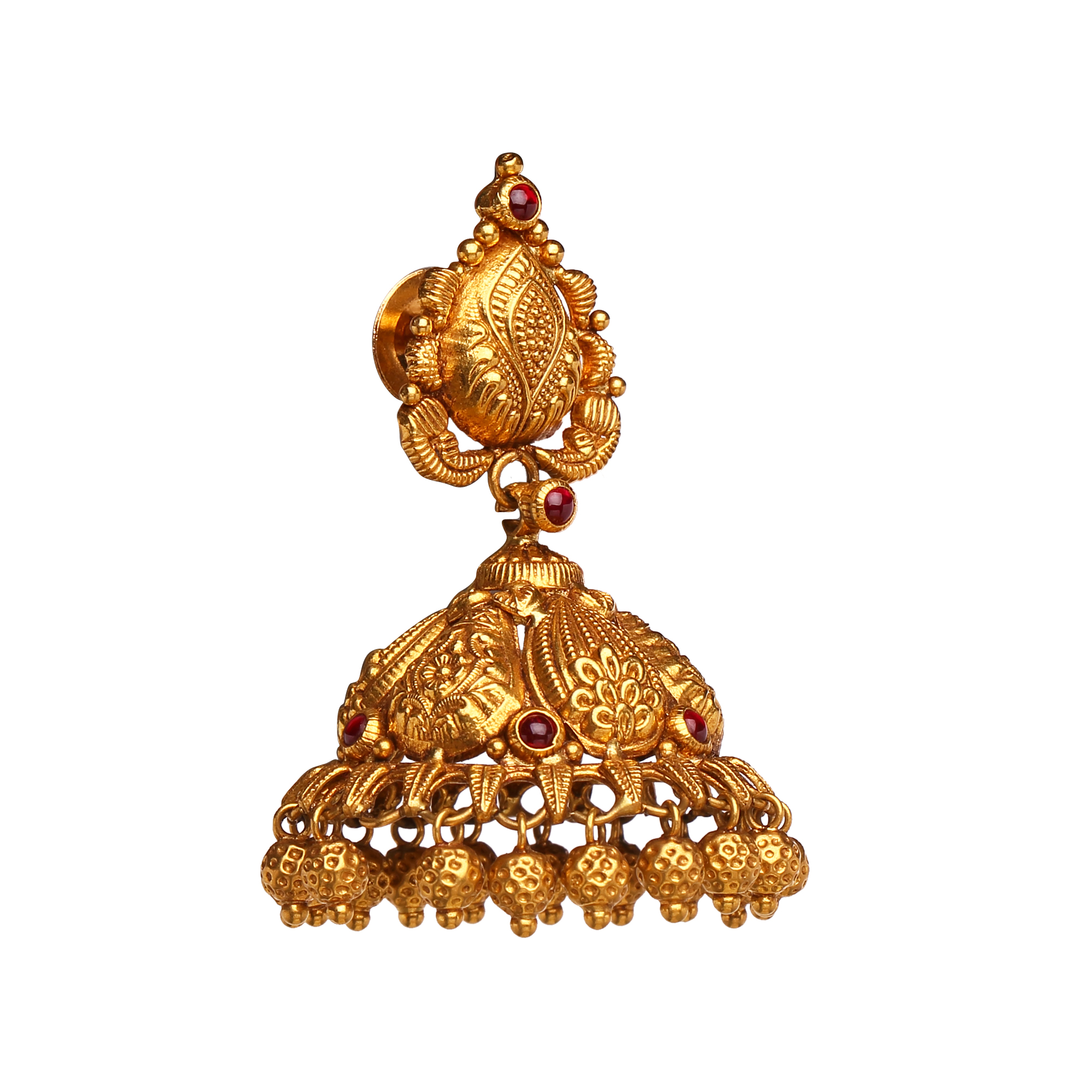 Magnificient Gold Jhumkis Magnificient Gold Jhumkis