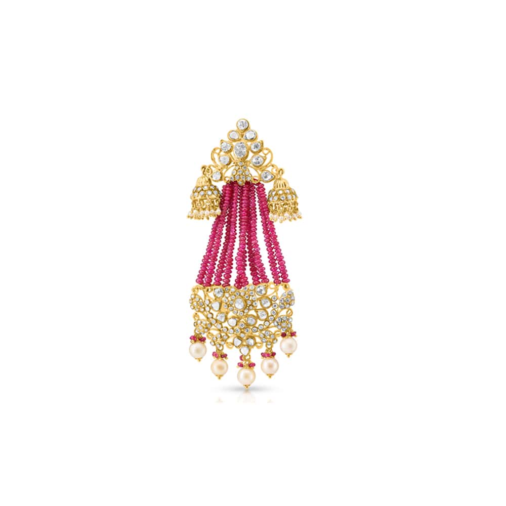 Ruby Polki Jhumki Ruby Polki Jhumki