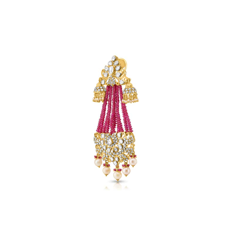 Ruby Polki Jhumki Ruby Polki Jhumki