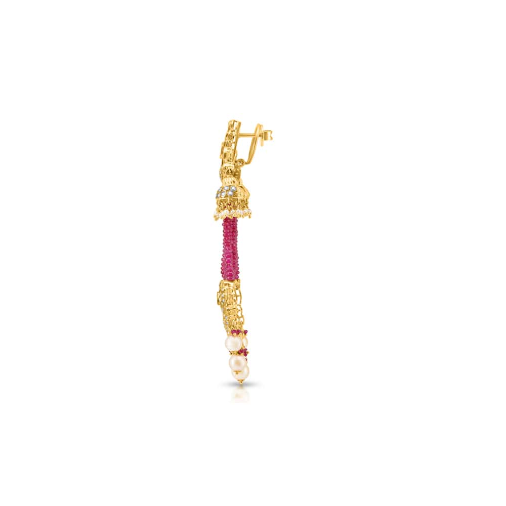 Ruby Polki Jhumki Ruby Polki Jhumki