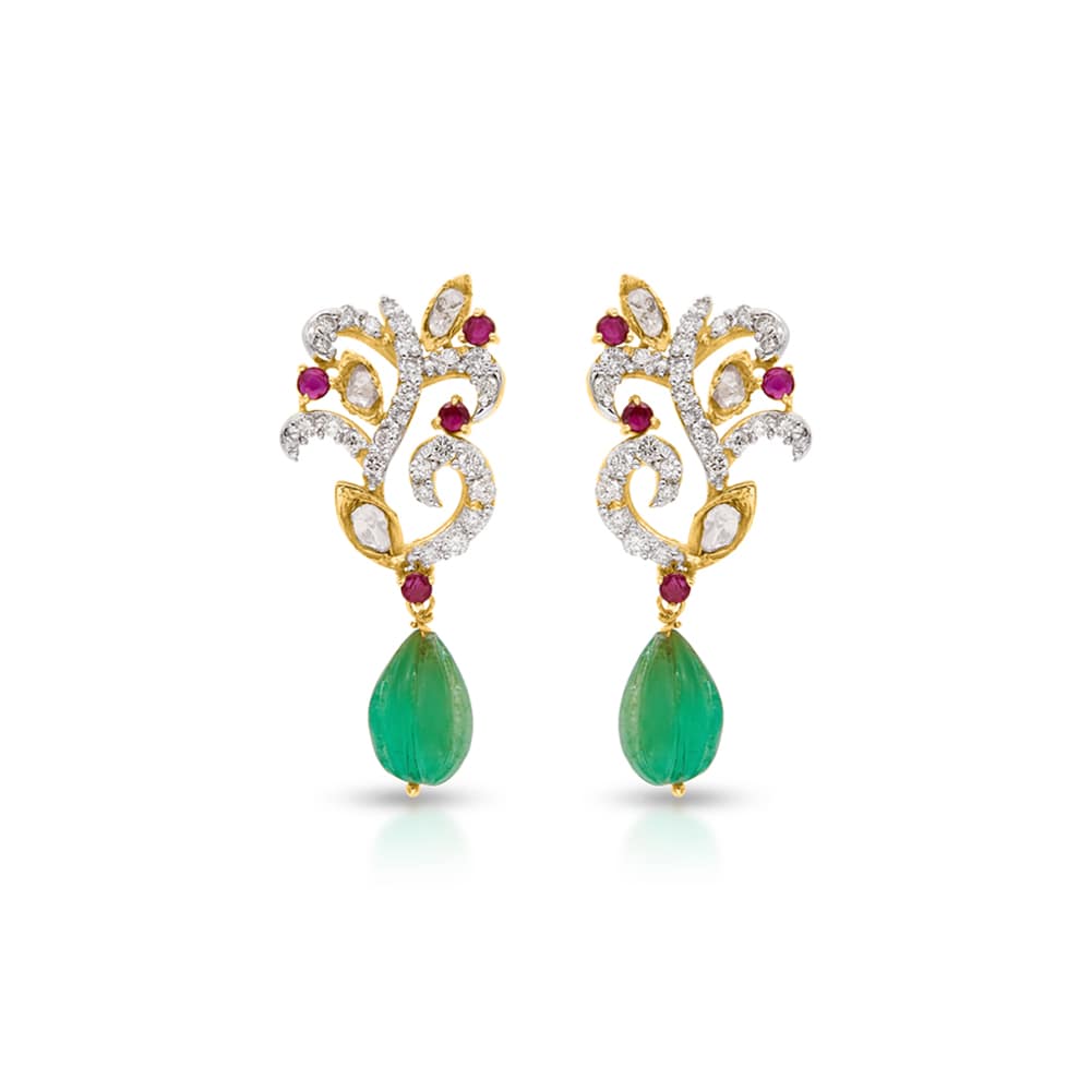 Sparkling Polki Earrings Sparkling Polki Earrings