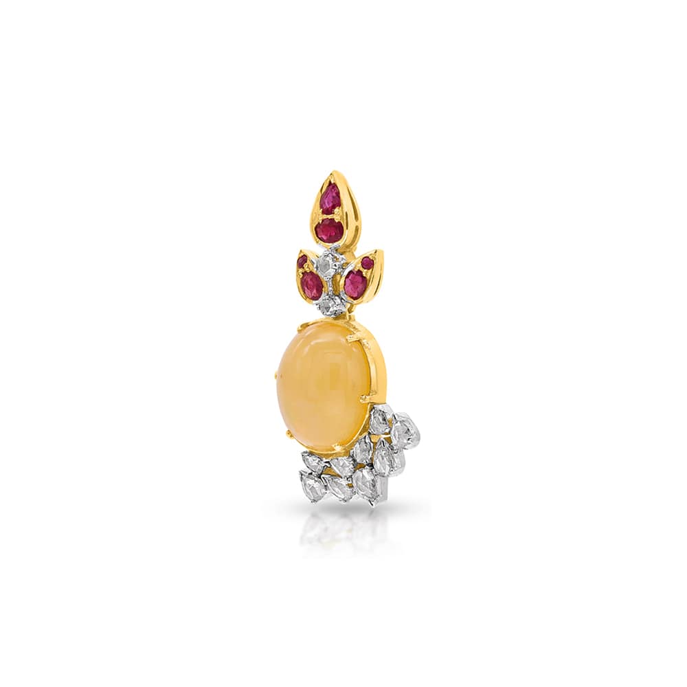 Opal Polki Earrings Opal Polki Earrings