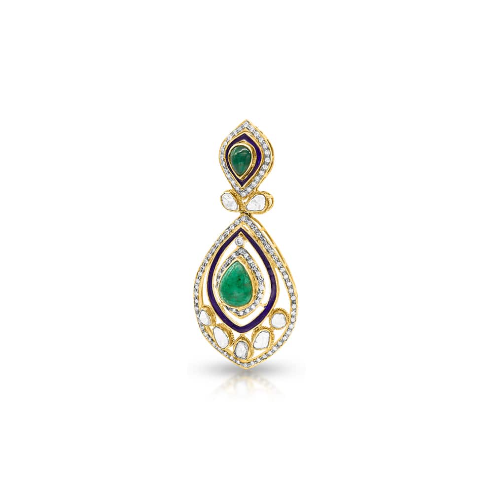 Antique Polki Earrings Antique Polki Earrings