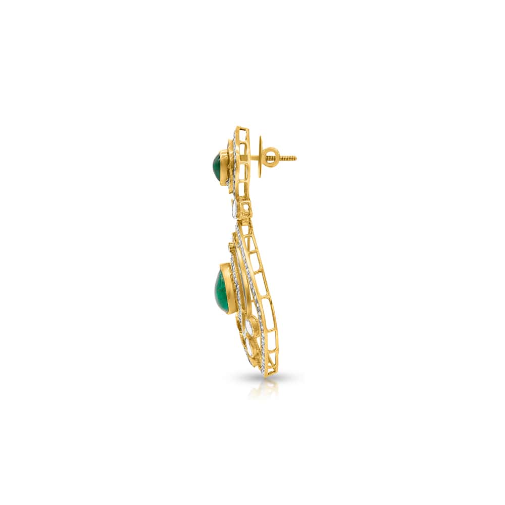 Antique Polki Earrings Antique Polki Earrings