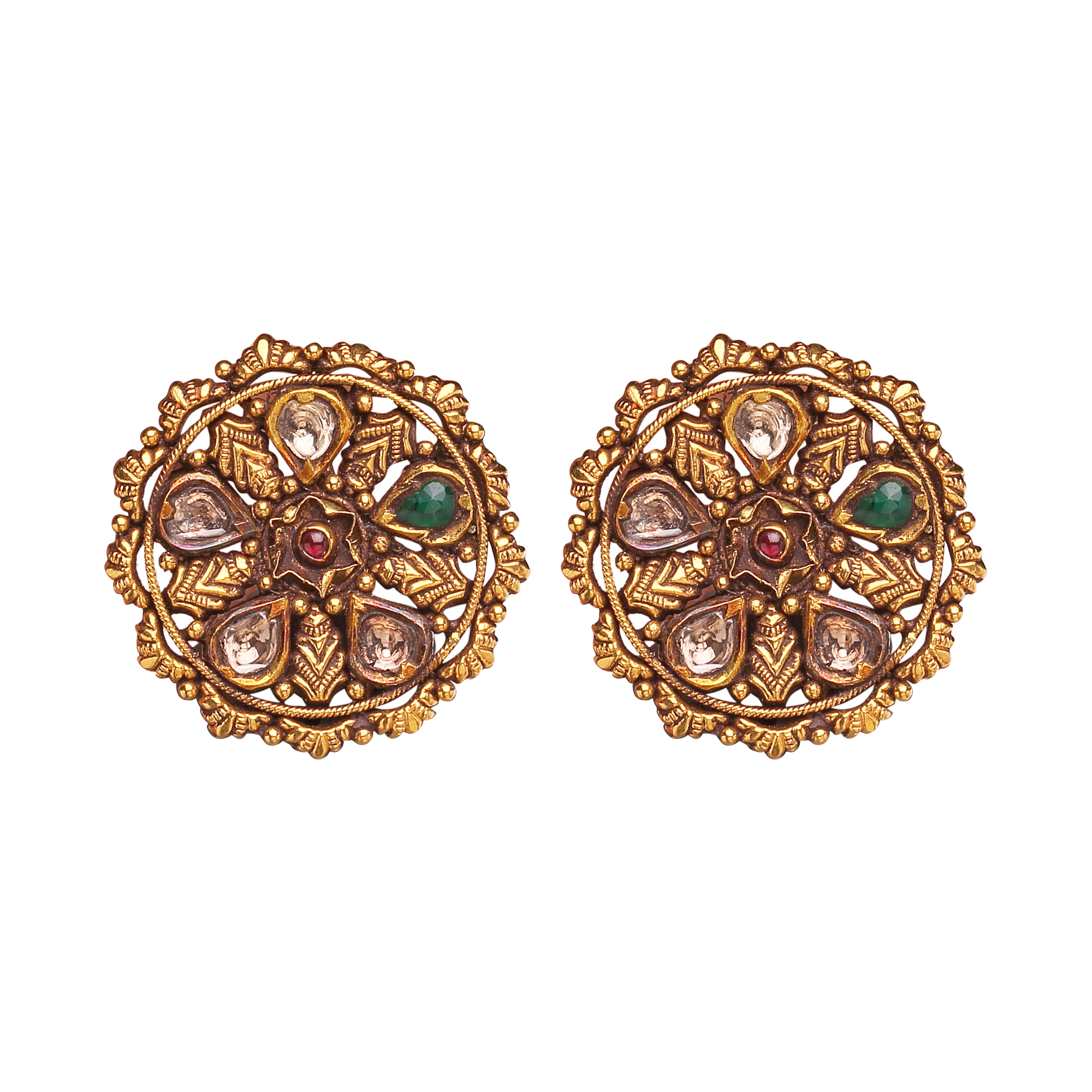 Beautified Polki Studs Beautified Polki Studs