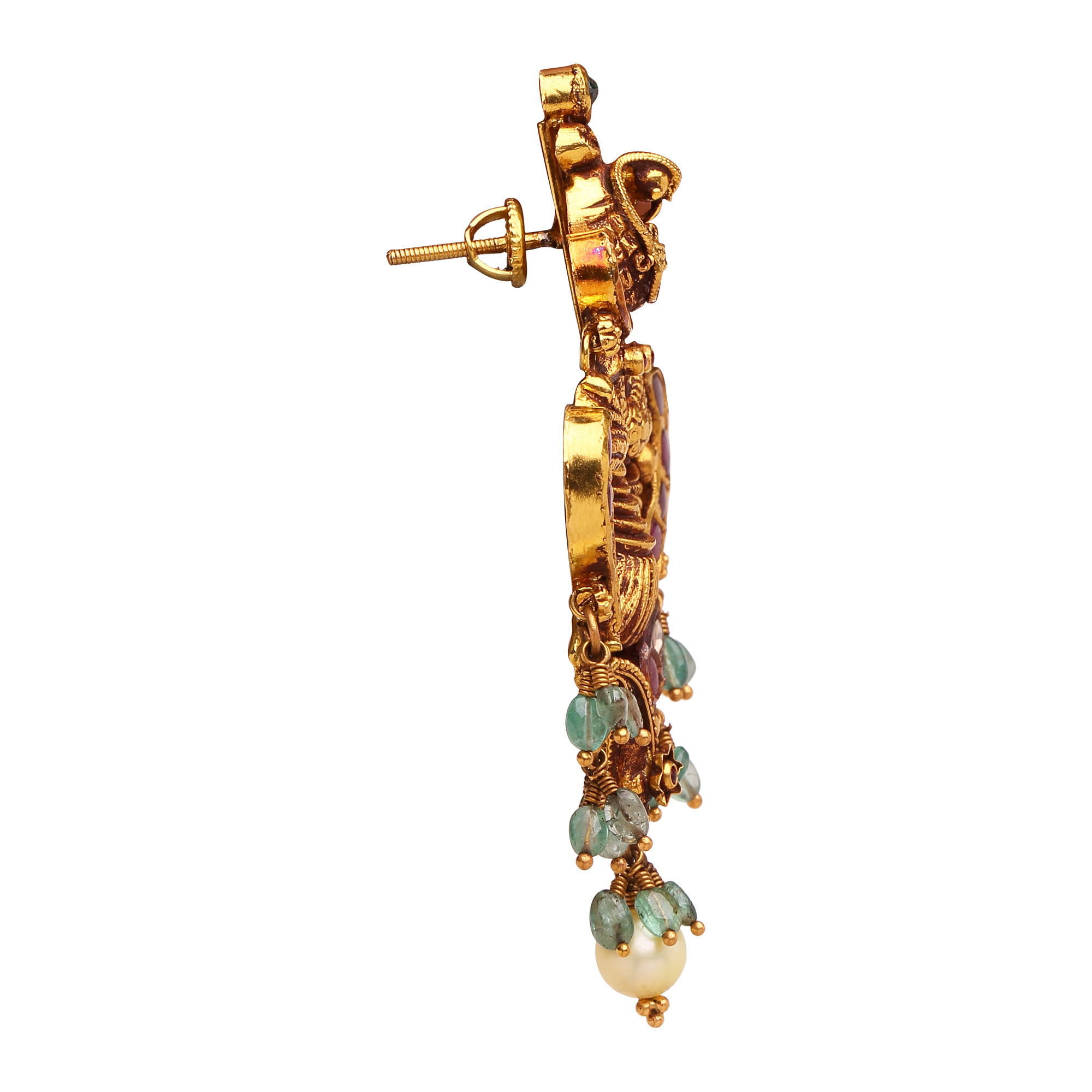 Handcrafted Polki Earrings Handcrafted Polki Earrings