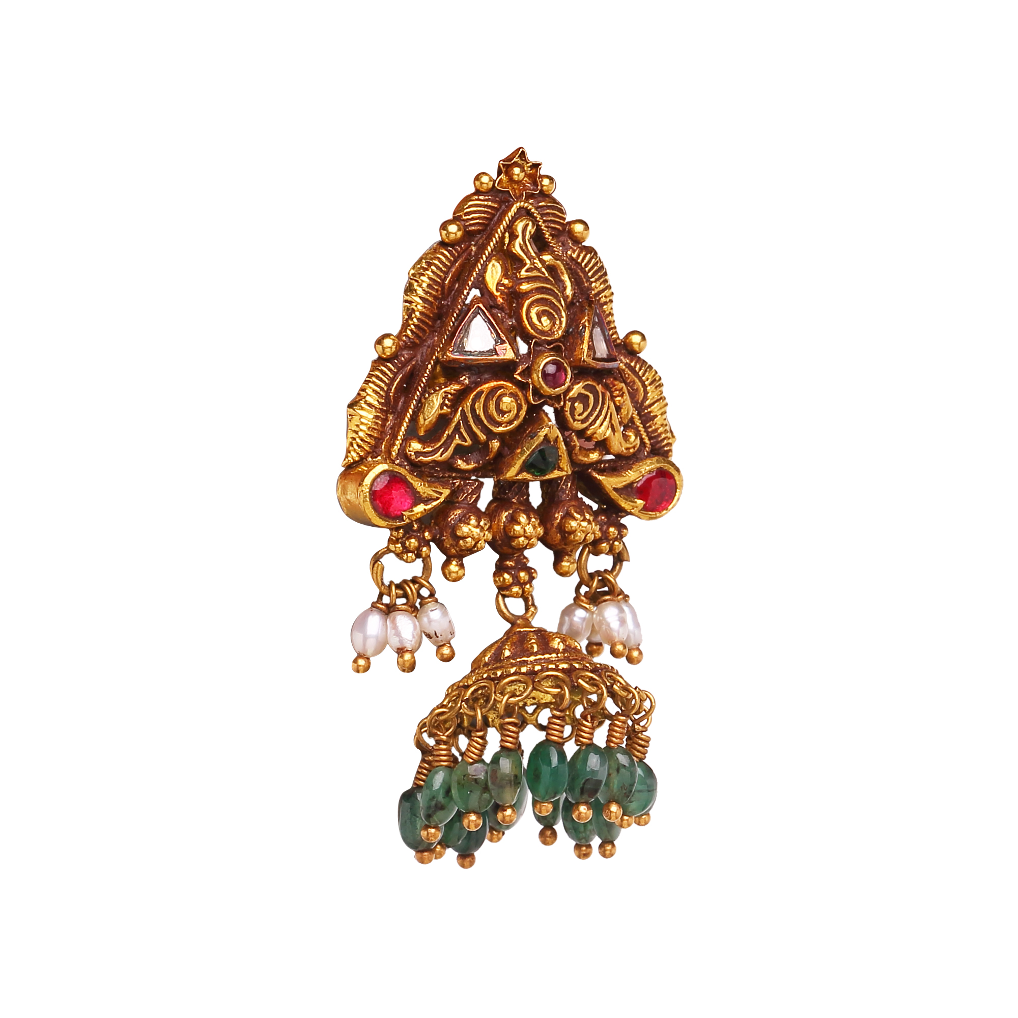 Captivating Craftsmanship Polki Jhumkis Captivating Craftsmanship Polki Jhumkis