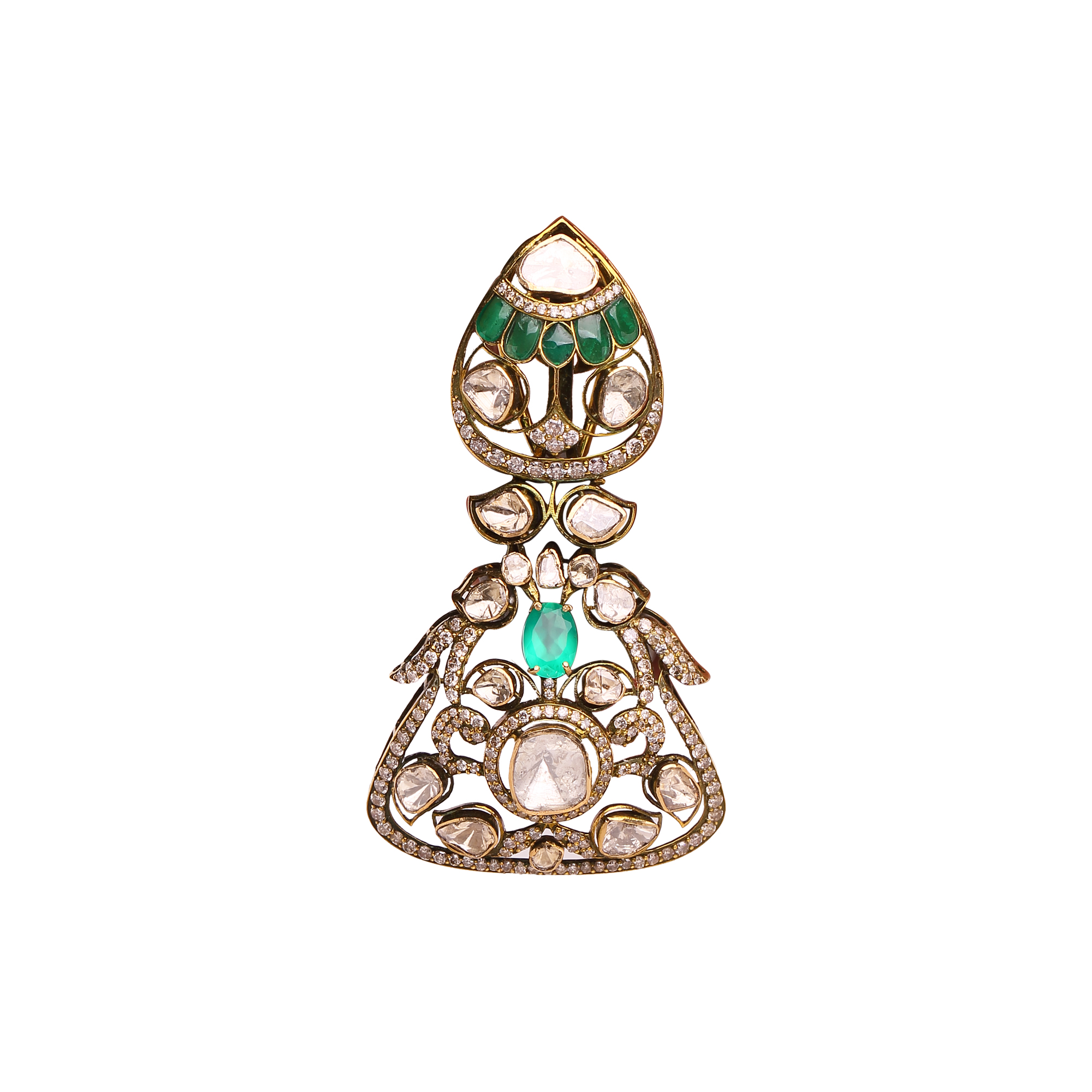 Antique Polki Earrings Antique Polki Earrings