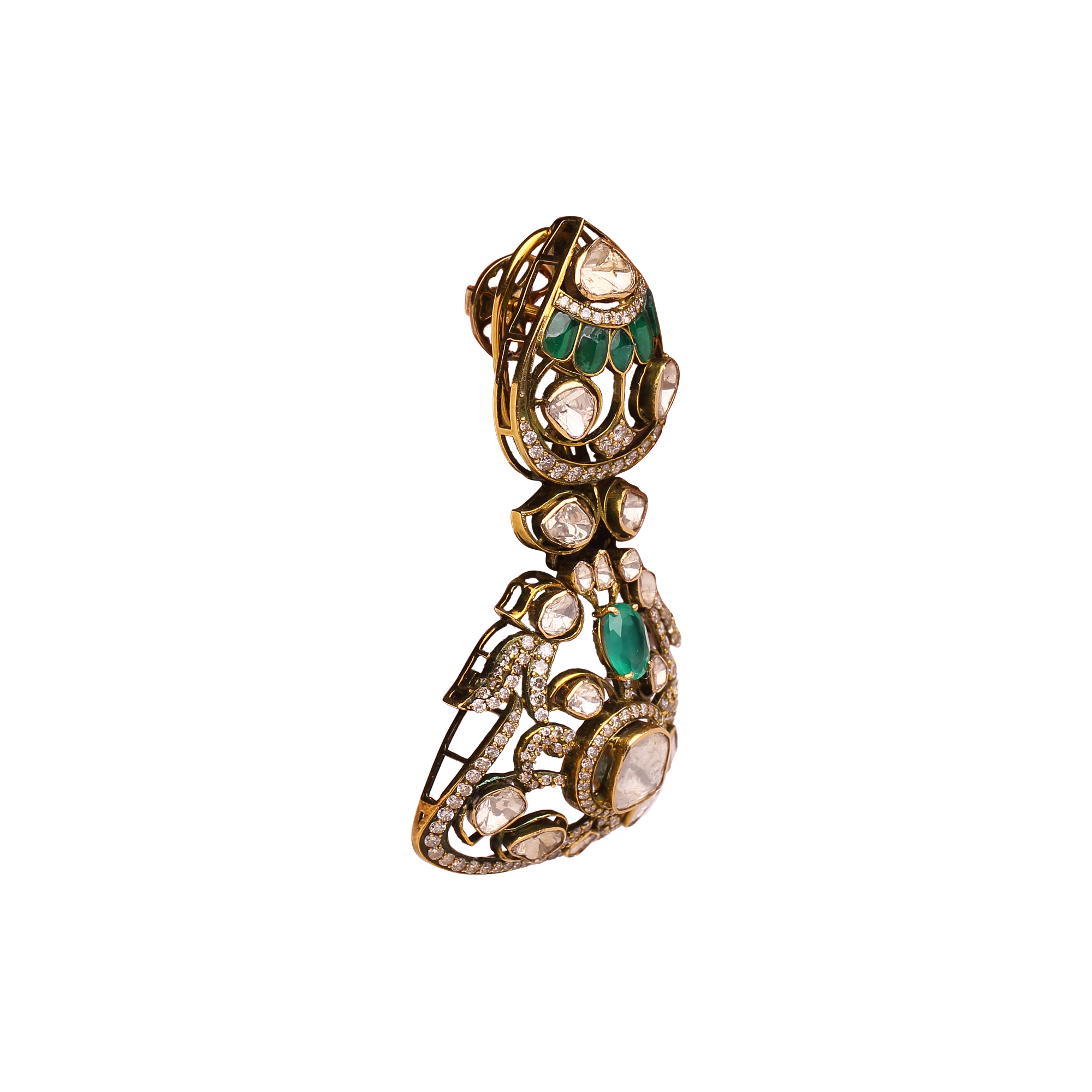 Antique Polki Earrings Antique Polki Earrings